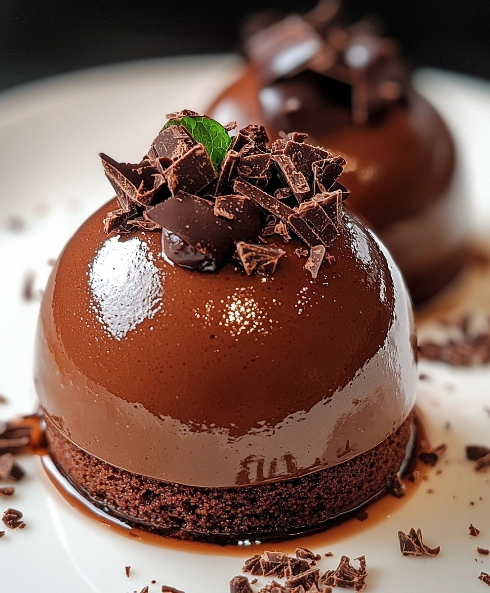 Dôme mousse chocolat