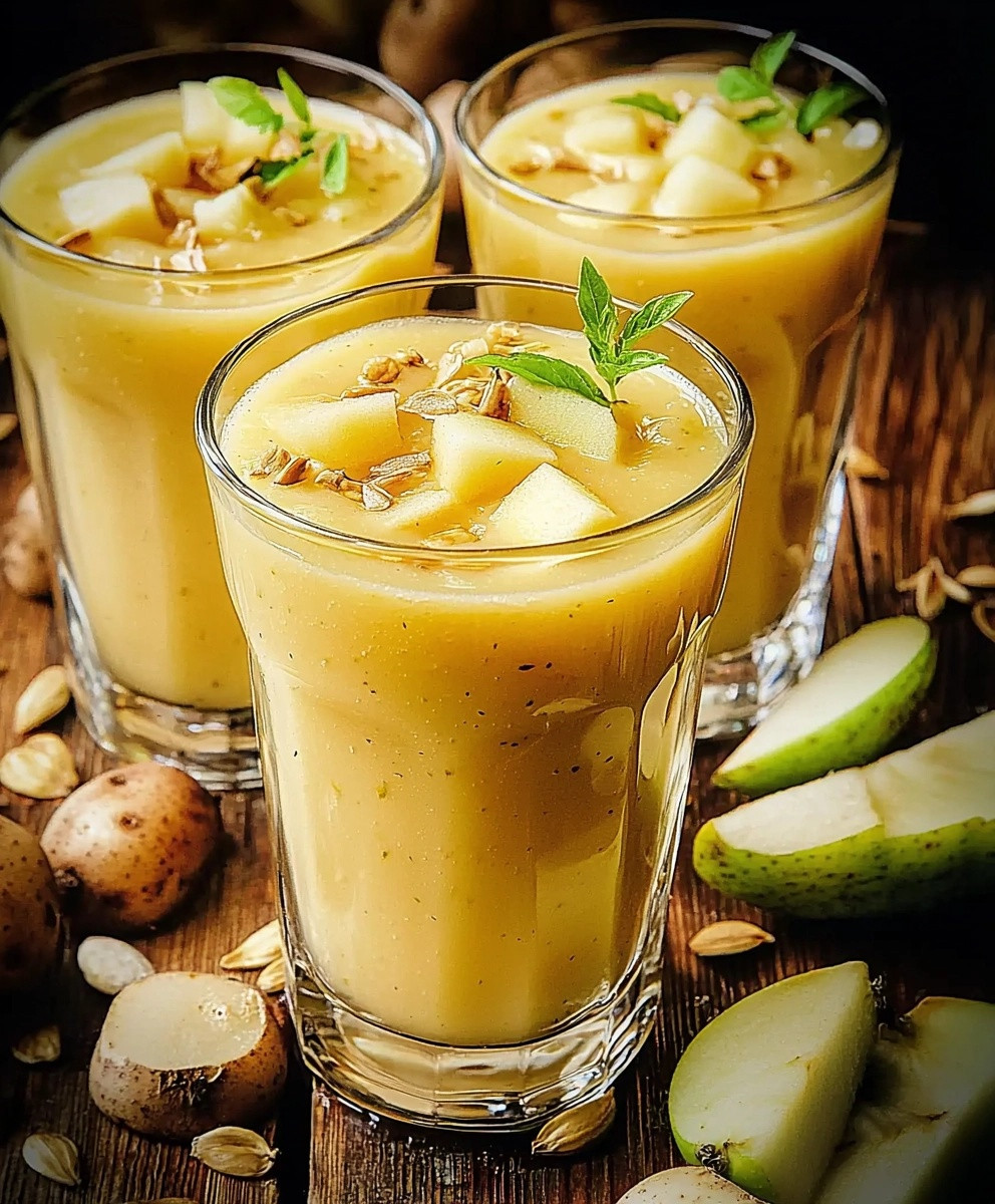Smoothie pomme de terre vanille