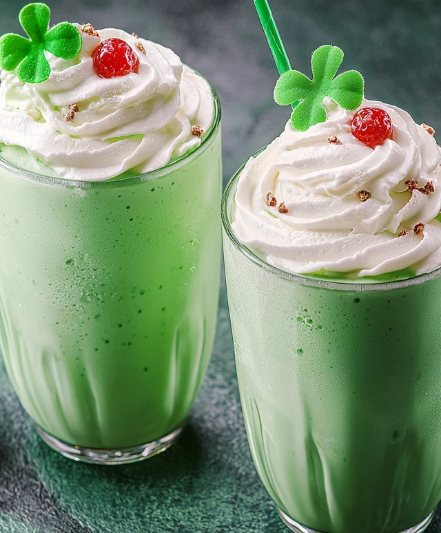 Milkshake Shamrock McDonald's