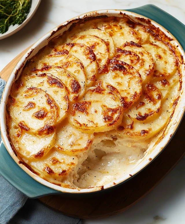 Pommes de terre gratinées