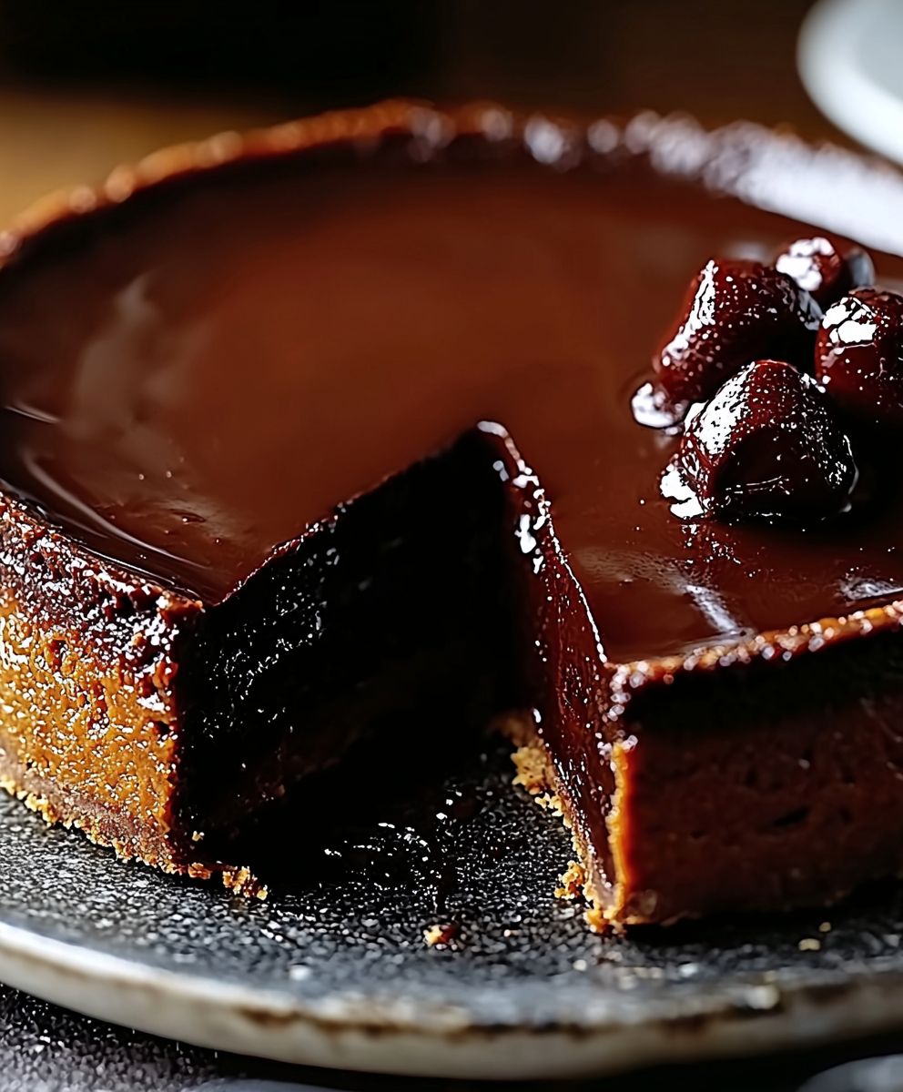 Flan pâtissier chocolat fondant