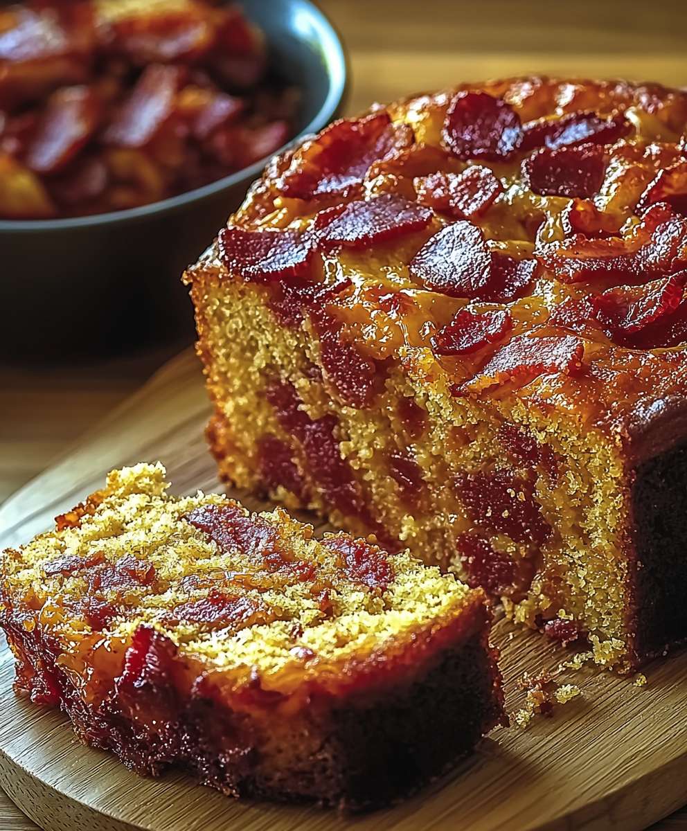Cake gourmand chorizo bacon