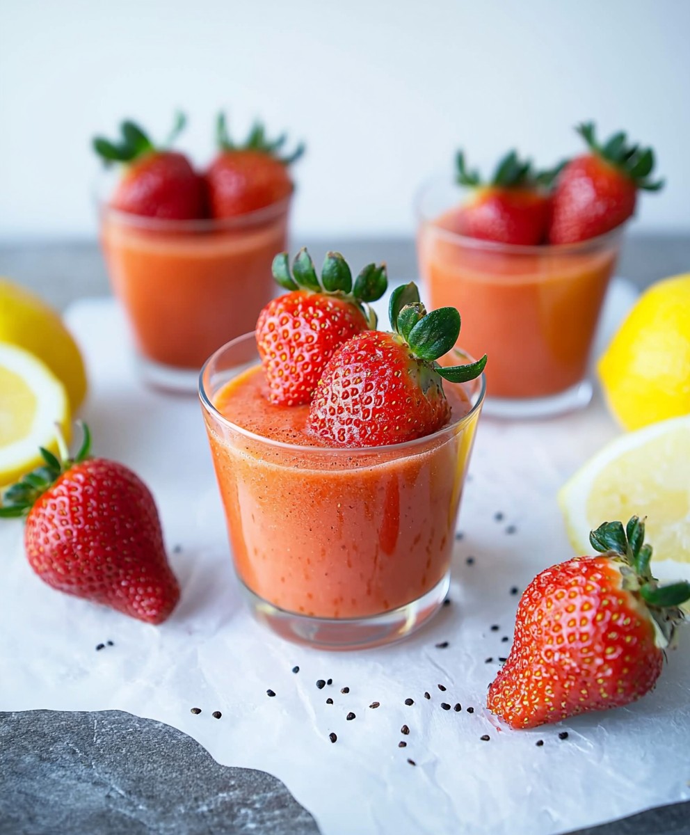 Shots de fraises Super C