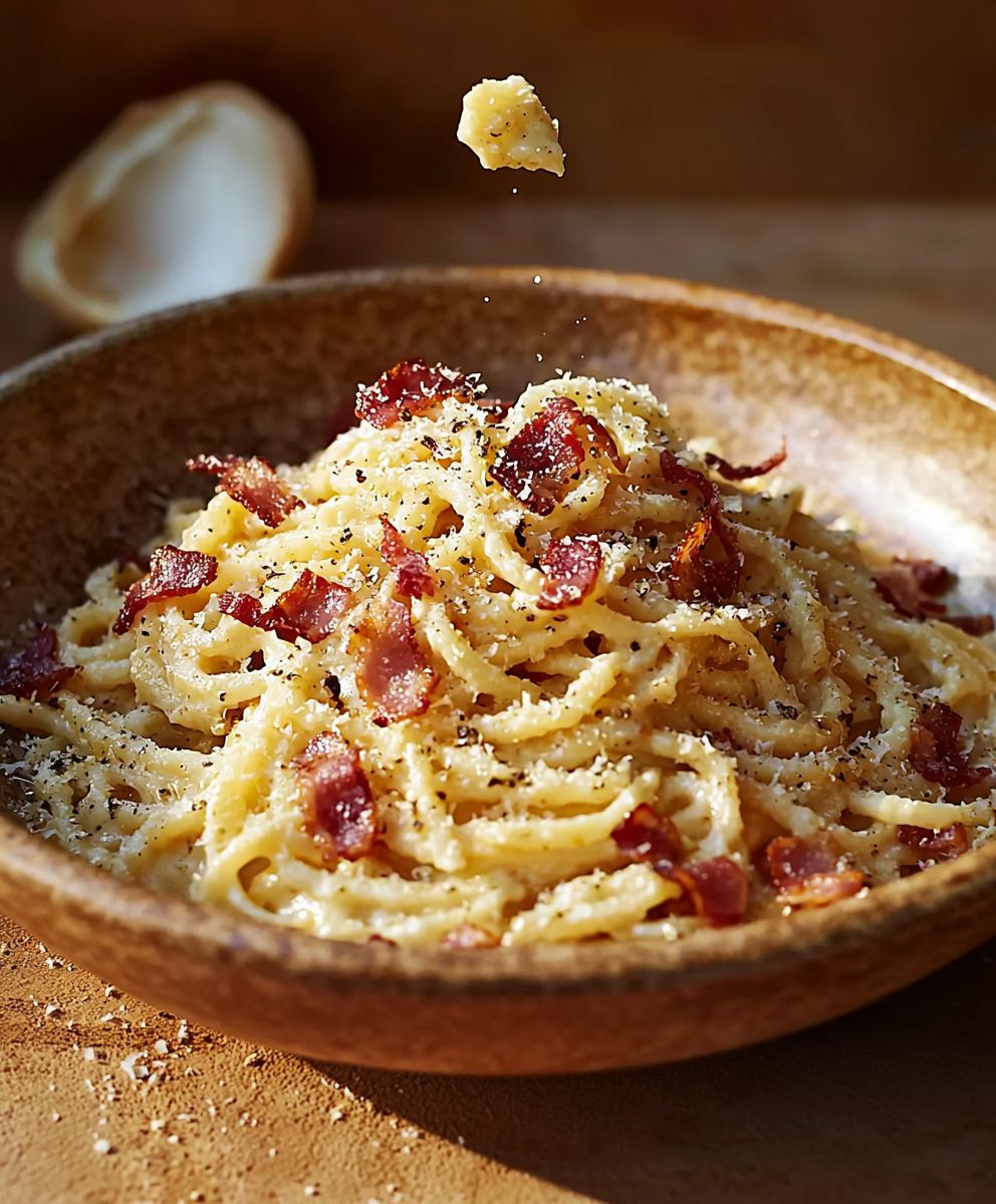 Cacio e Pepe au bacon