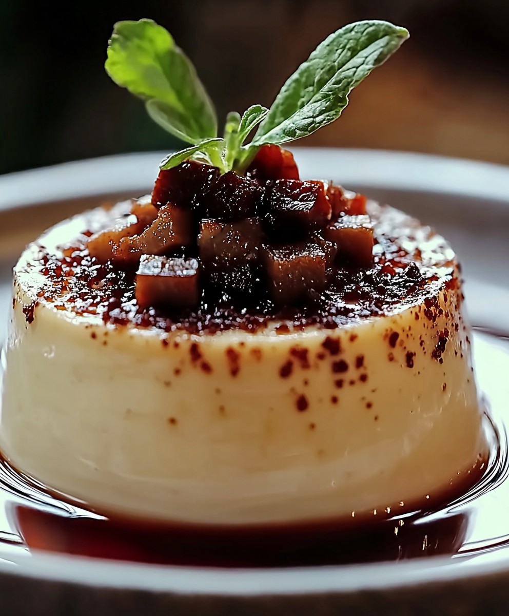 Panna cotta foie gras