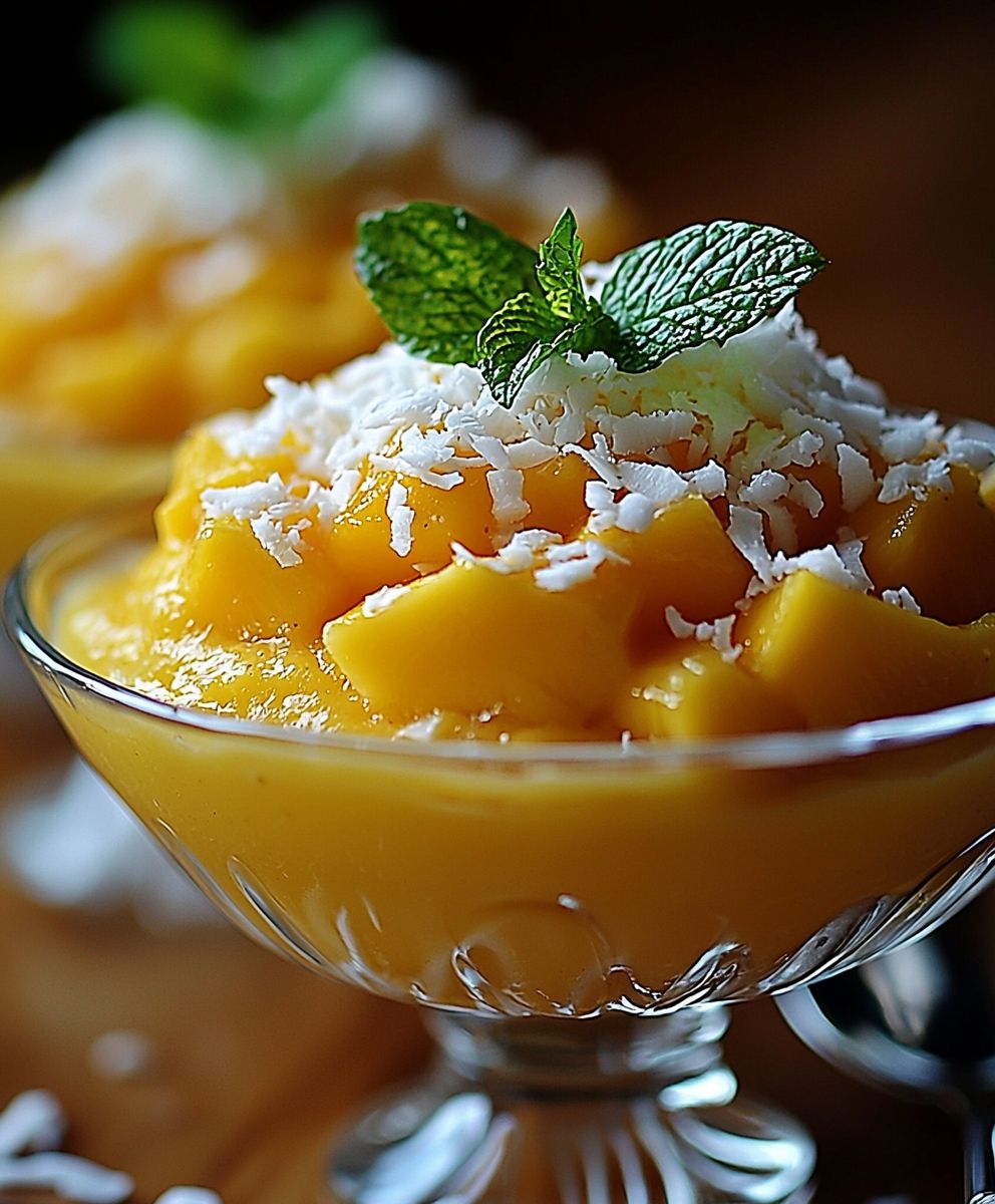 Crème mangue coco