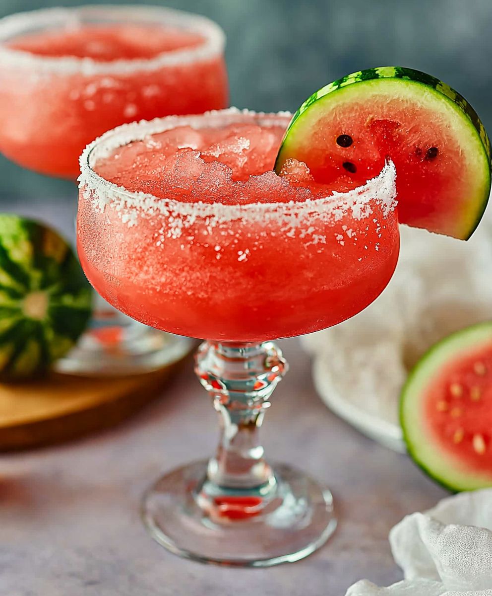 Margarita glacée pastèque