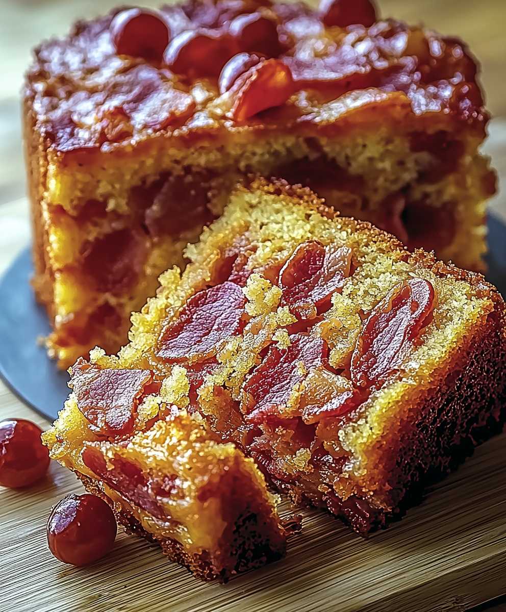 Cake gourmand chorizo bacon