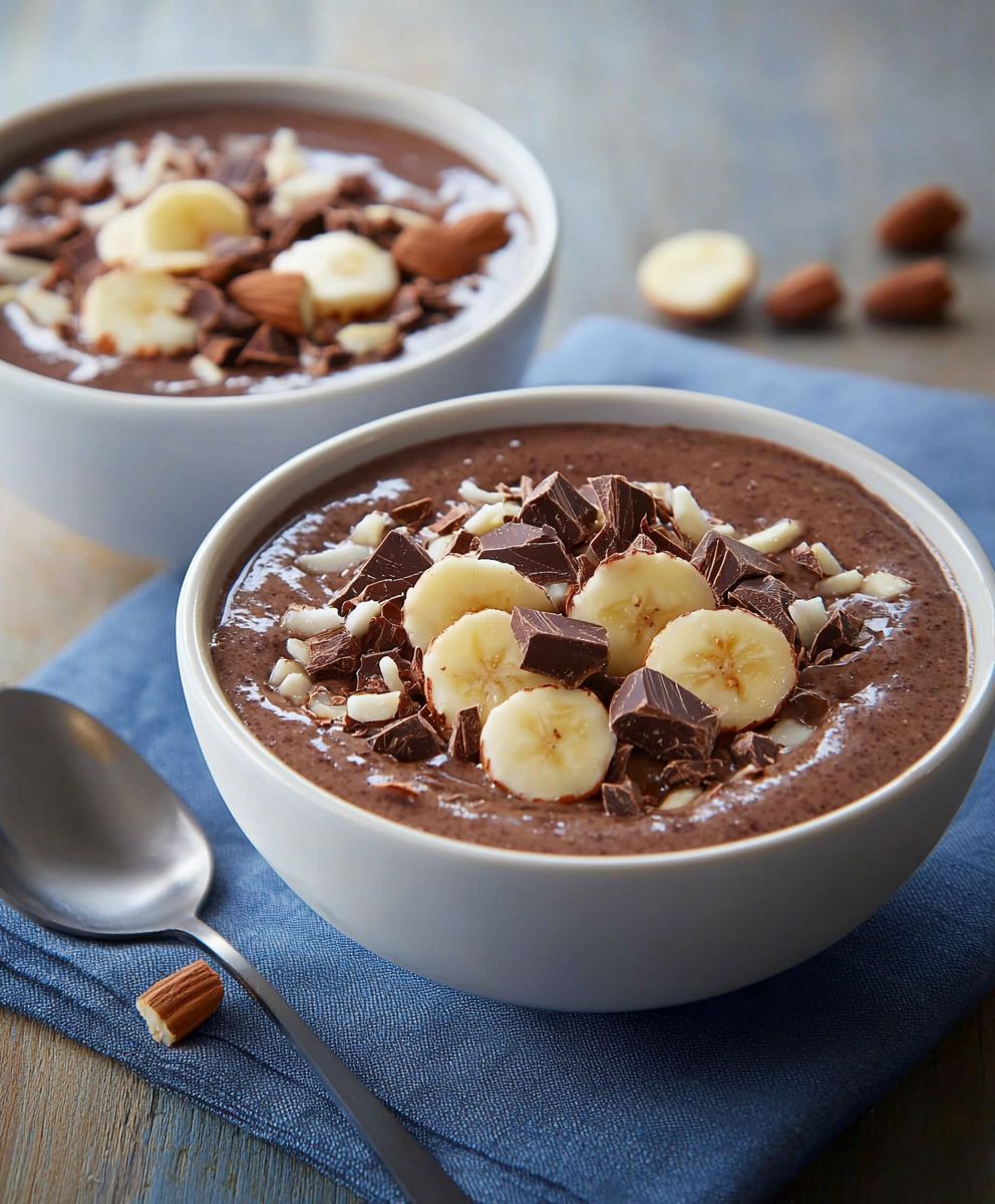 Smoothie chocolat noix de coco