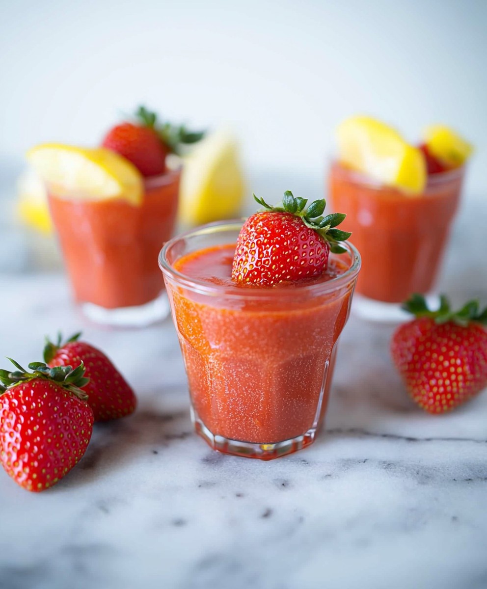 Shots de fraises Super C