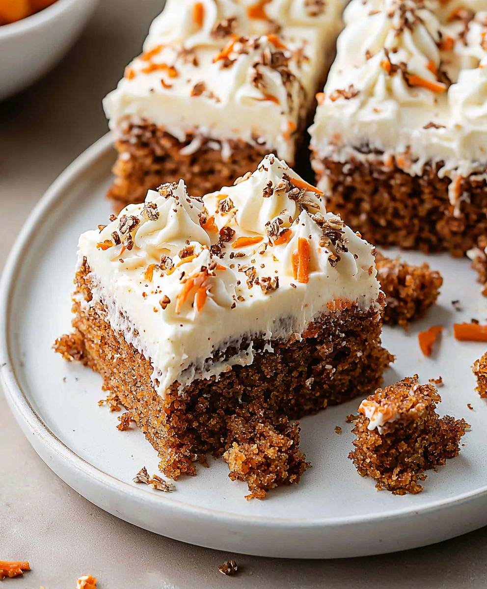 Gâteau carottes sans céréales