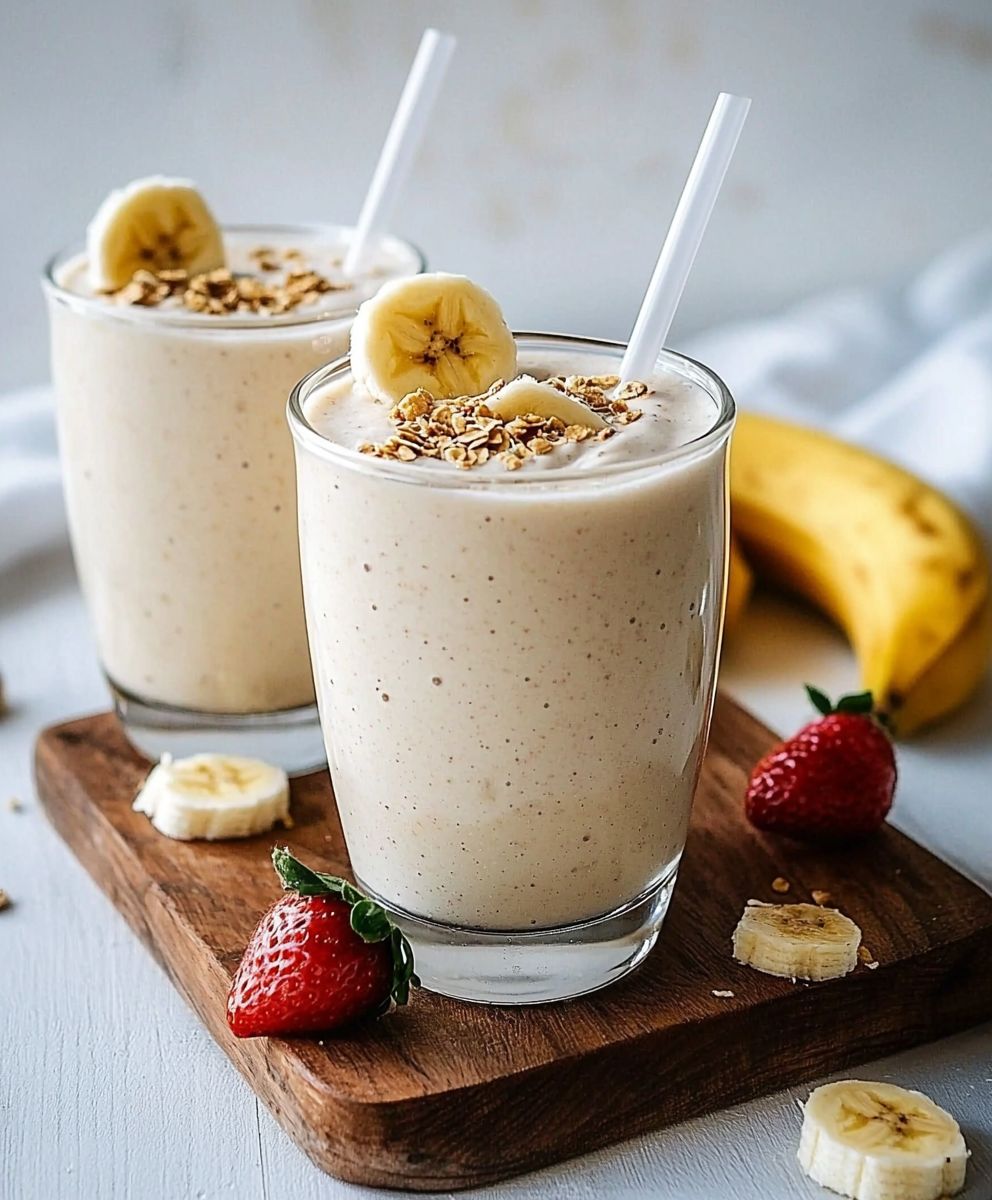 Shake protéiné banane