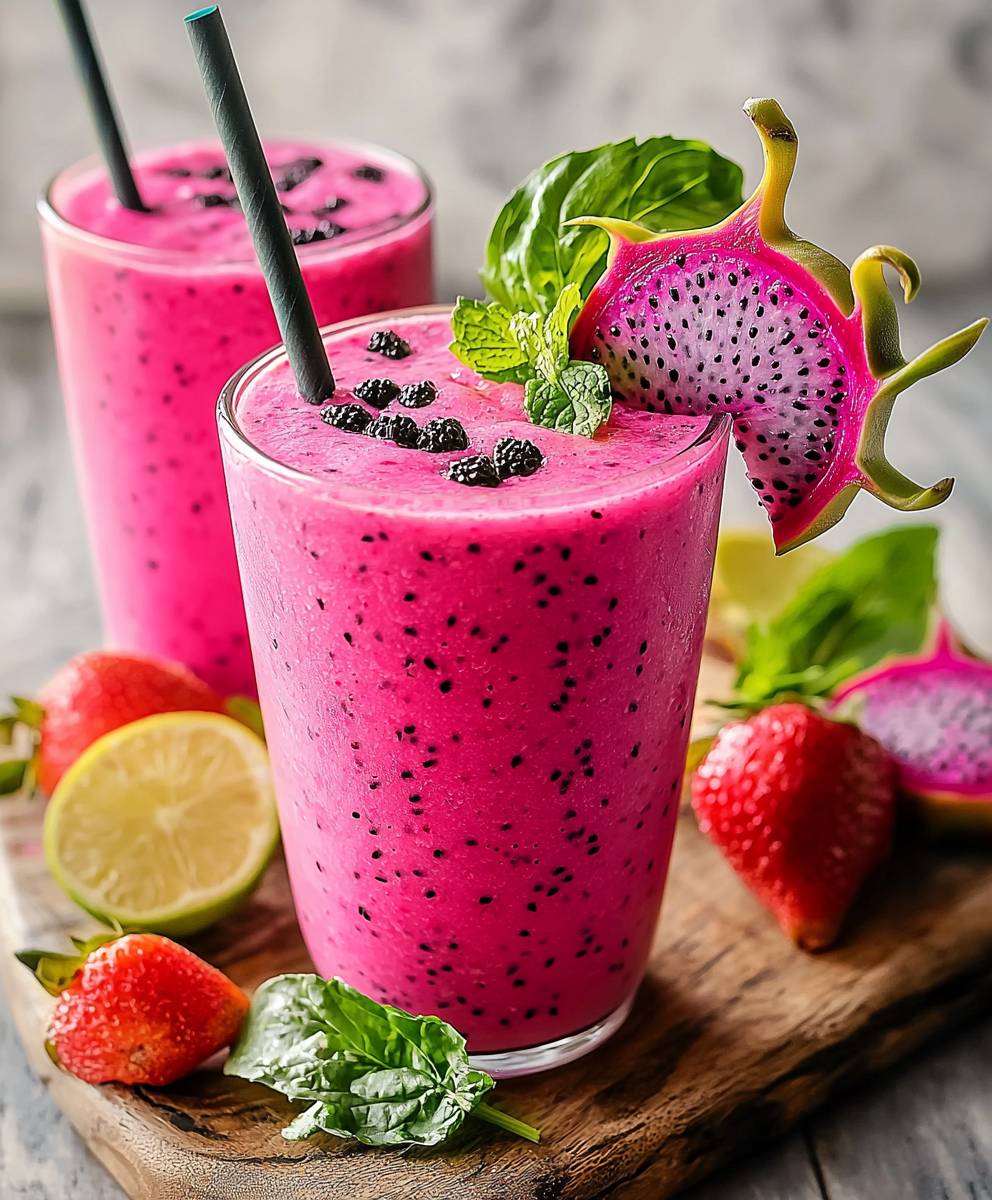 Smoothie fruit du dragon