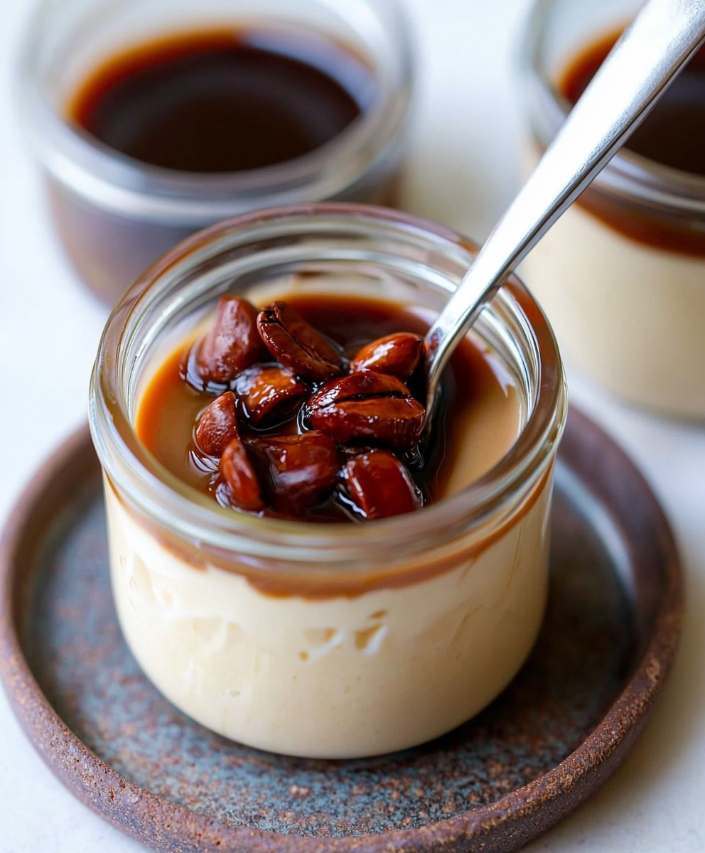 Panna cotta café