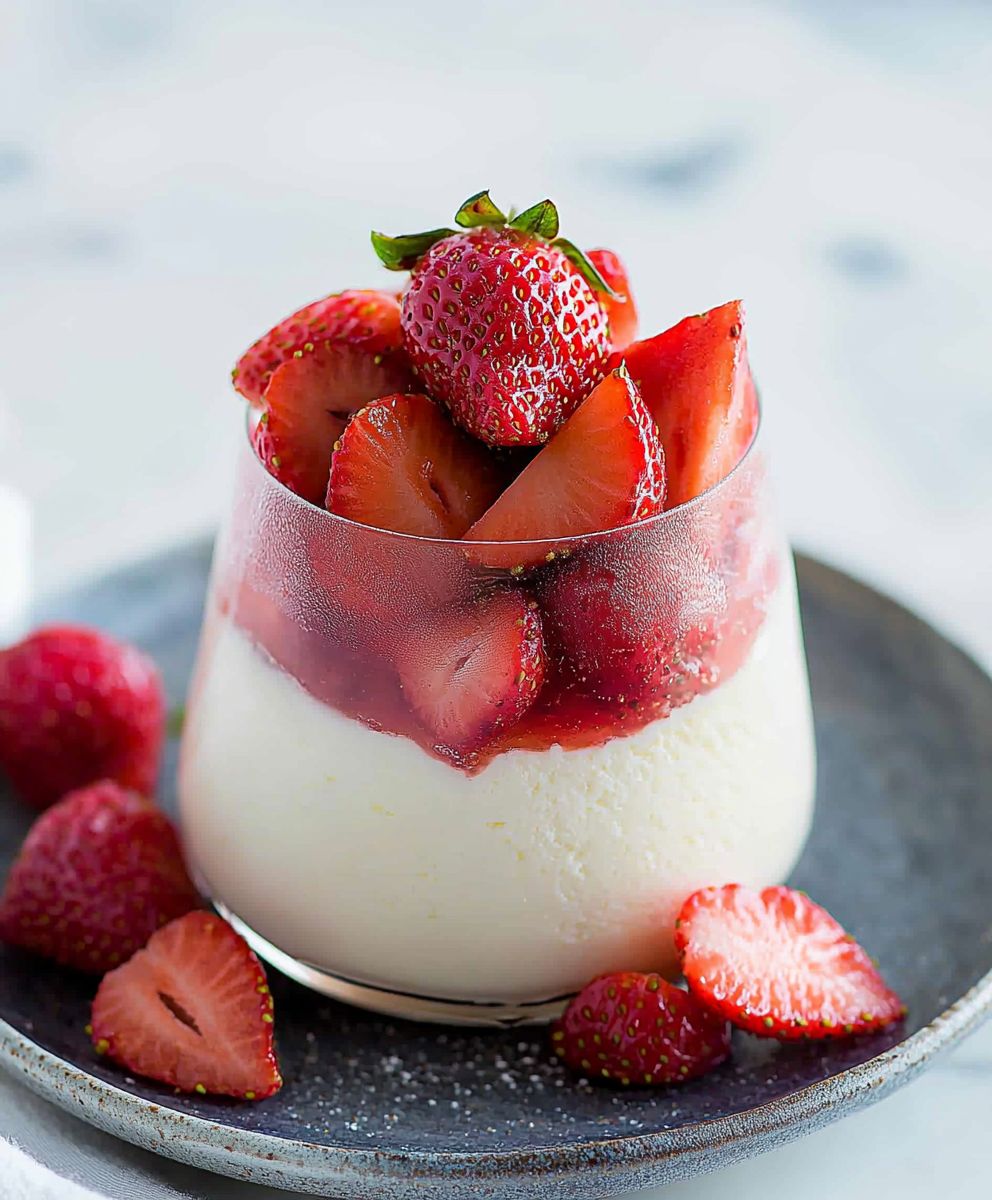Cheesecake chocolat blanc fraises
