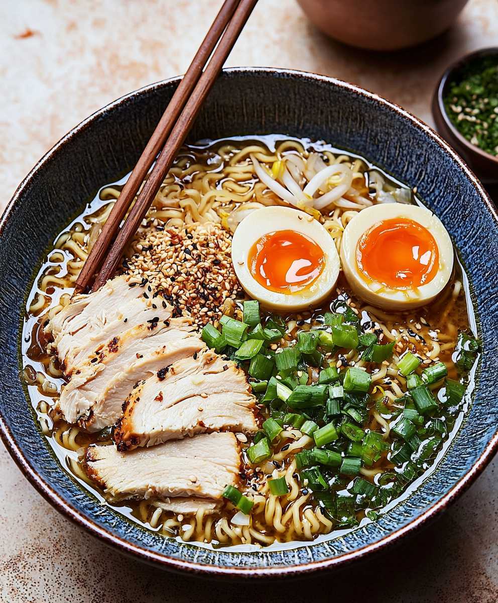 Ramen poulet facile