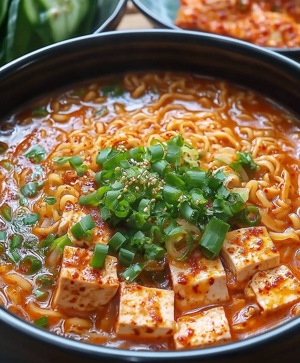 Soupe coréenne tofu épicée
