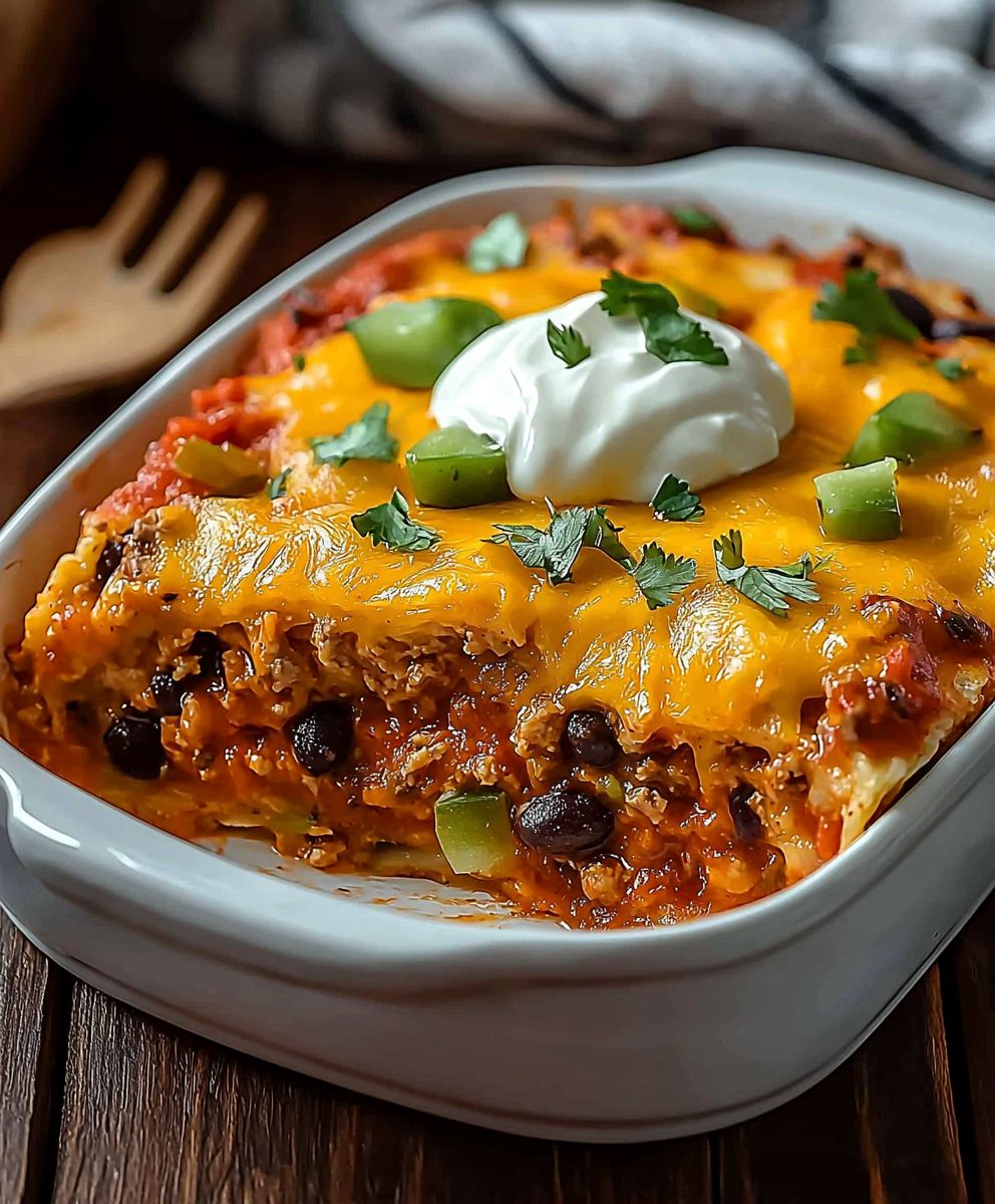 Casserole tortillas mexicaines