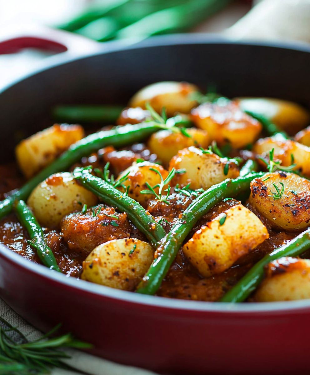 Haricots verts pommes de terre
