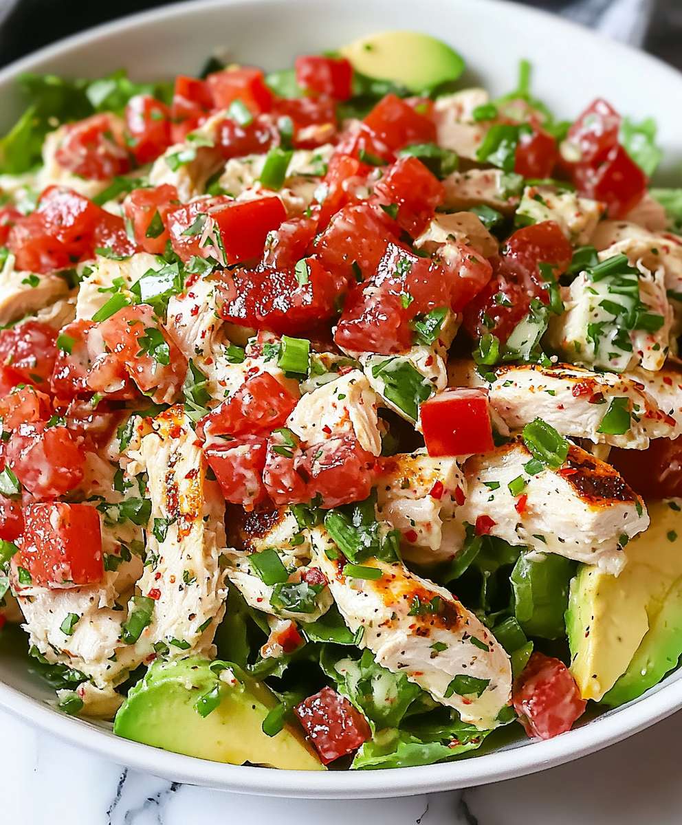 Salade de poulet BLT