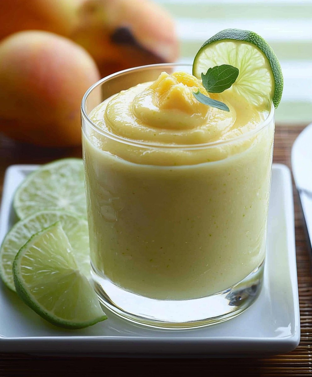 Mousse mangue citron vert