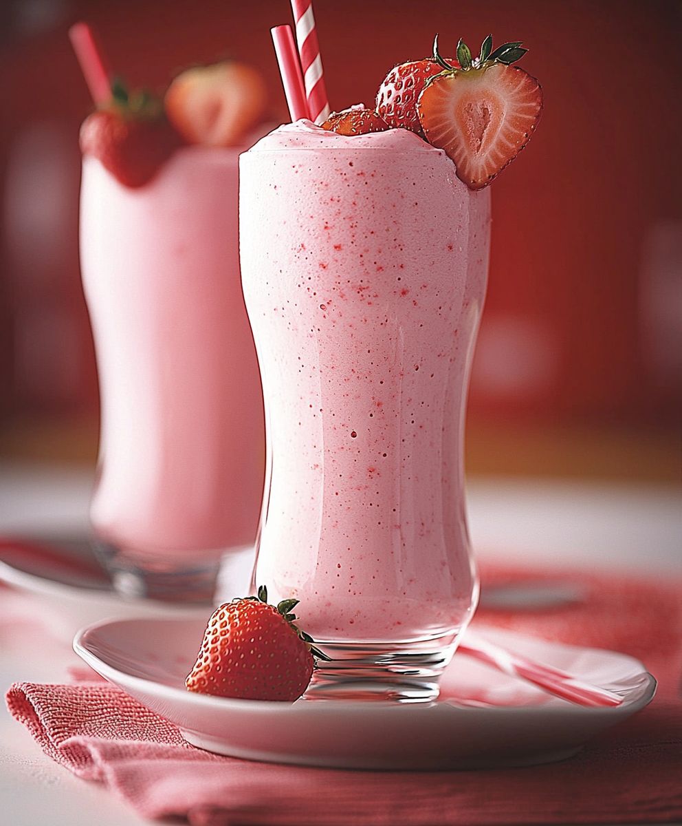 Milkshake fraise fraises tagada