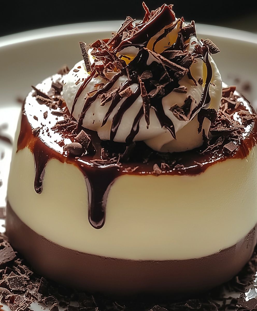 Dessert chocolat crème onctueuse