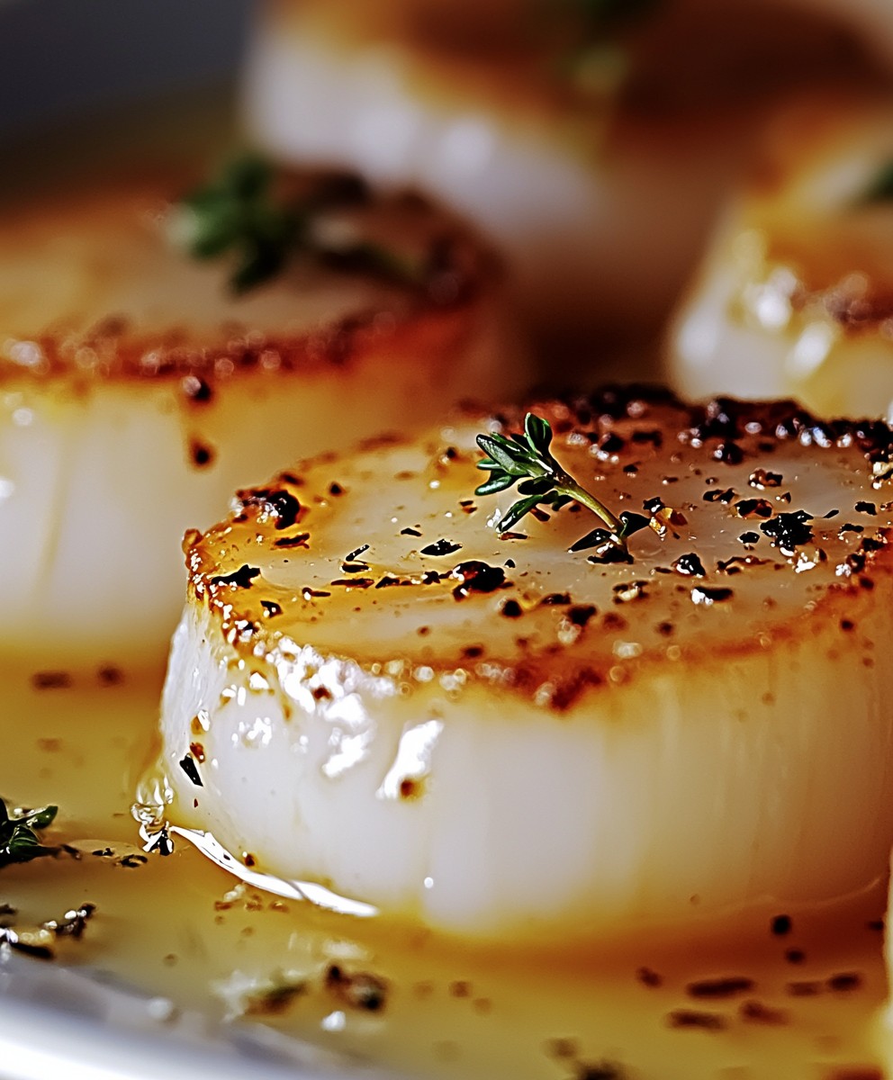 Coquilles Saint Jacques poêlées beurre