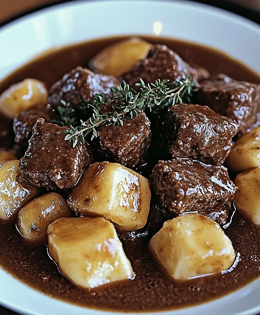 Carbonade flamande bière brune
