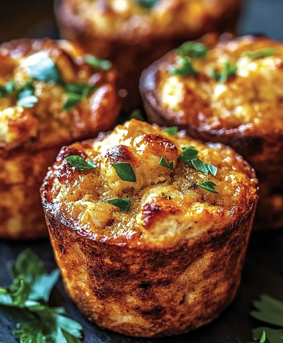 Muffins poulet épices curry