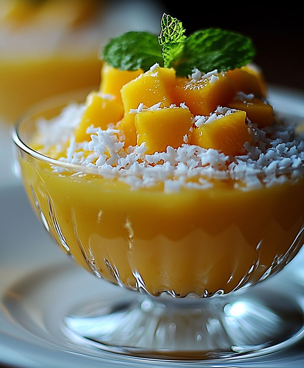 Crème mangue coco
