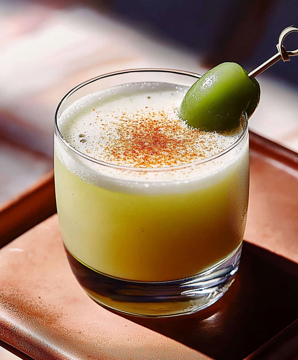 Cocktail aigre mezcal fumé