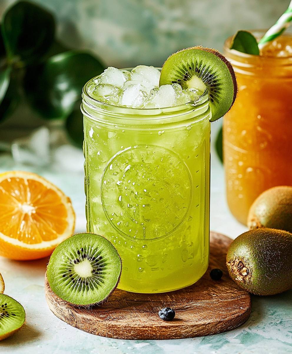 Gatorade maison kiwi agrumes