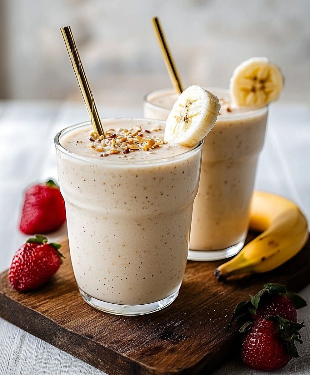 Shake protéiné banane