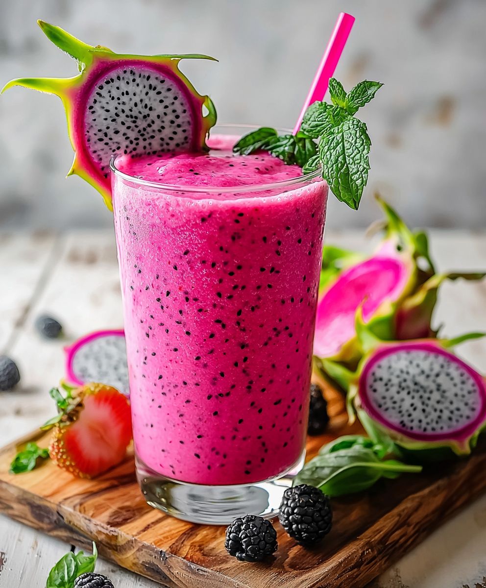Smoothie fruit du dragon