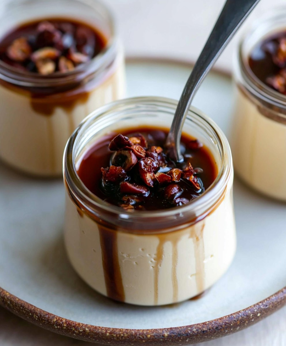 Panna cotta café
