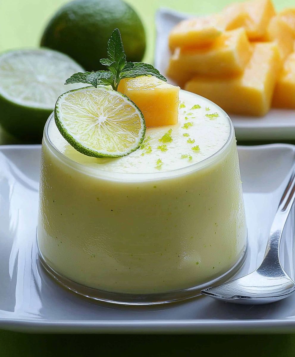 Mousse mangue citron vert