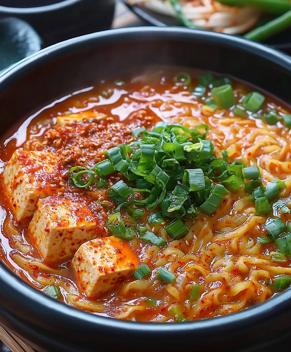 Soupe coréenne tofu épicée