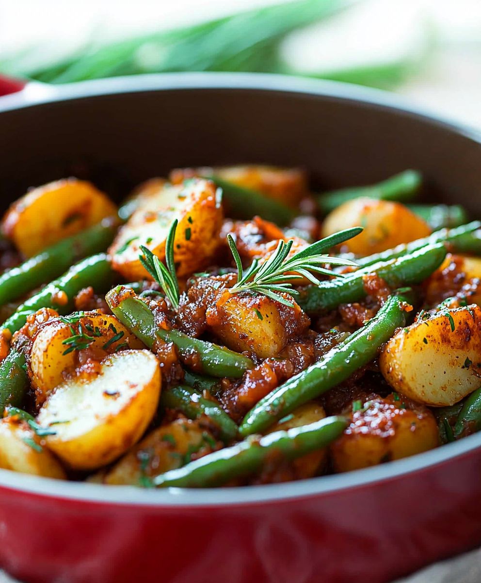 Haricots verts pommes de terre