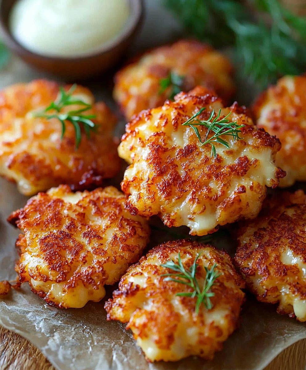 Beignets poulet fromage