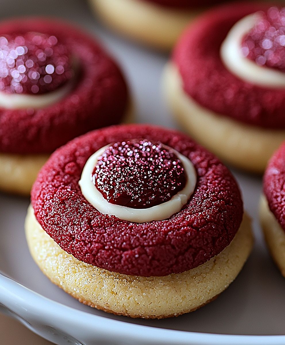 Biscuits velours rouge