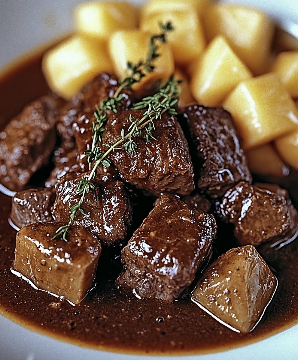Carbonade flamande bière brune
