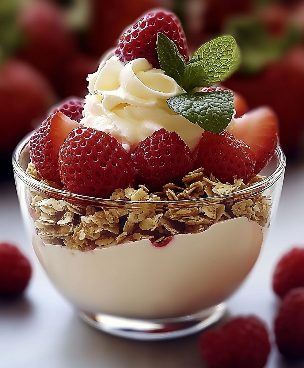Coupe fraises mascarpone