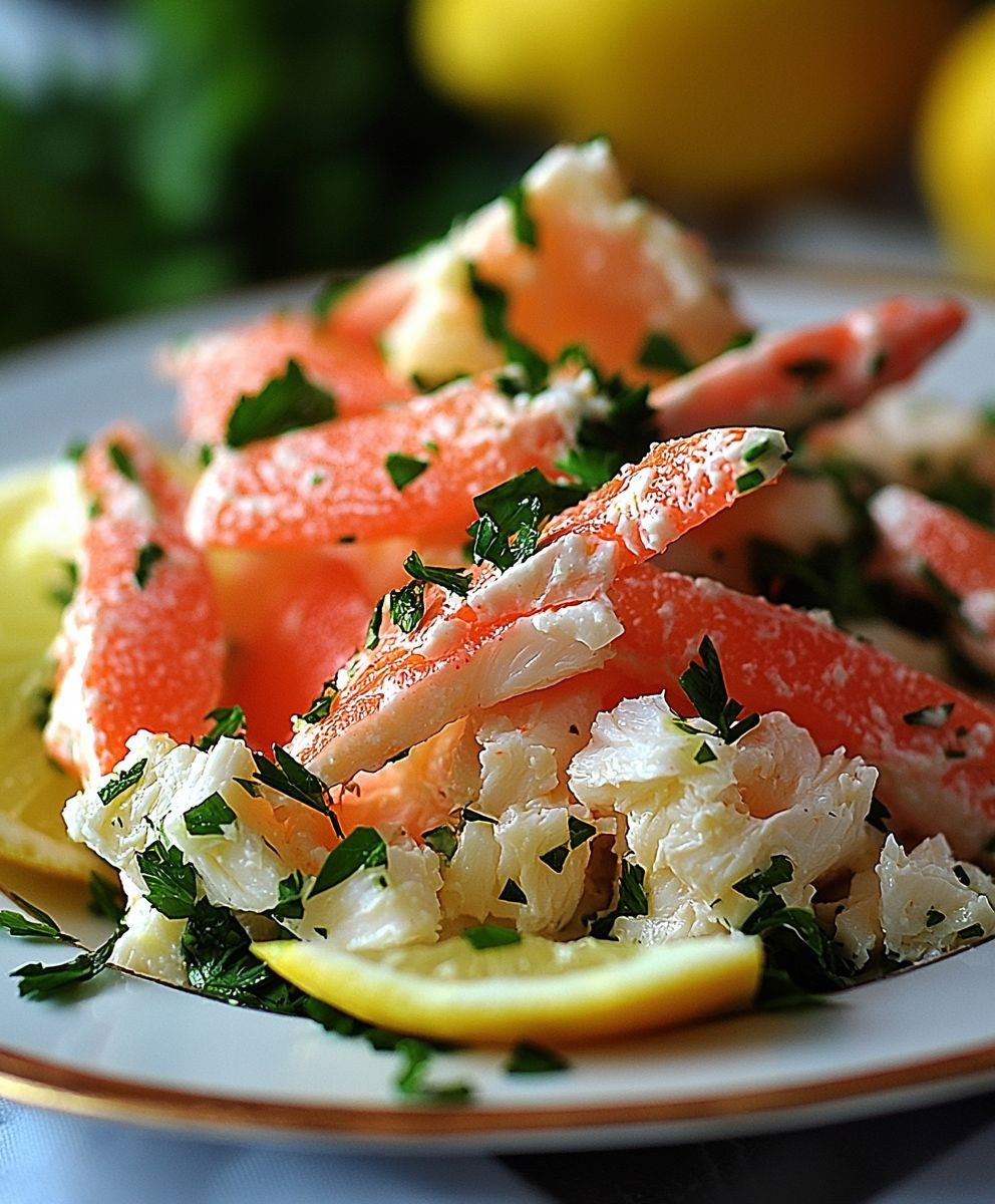 Salade crabe pamplemousse