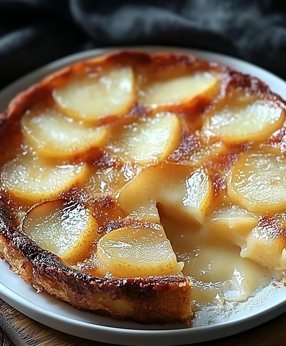 Clafoutis aux poires fondant