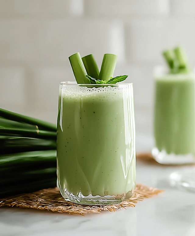 Lait de soja pandan
