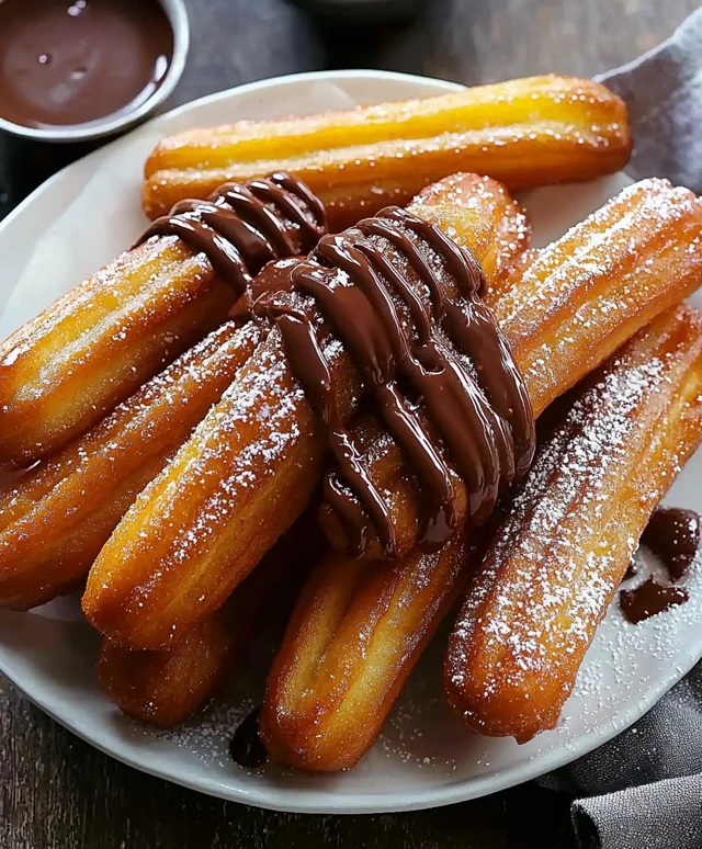 Churros au chocolat