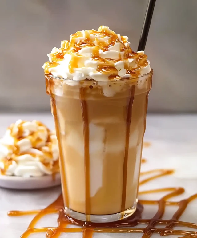 latte glacé caramel