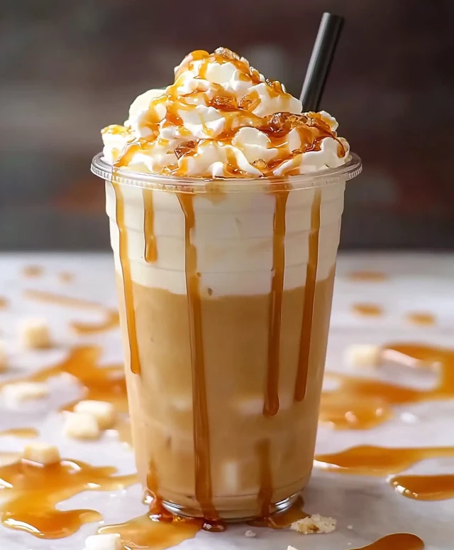 latte glacé caramel