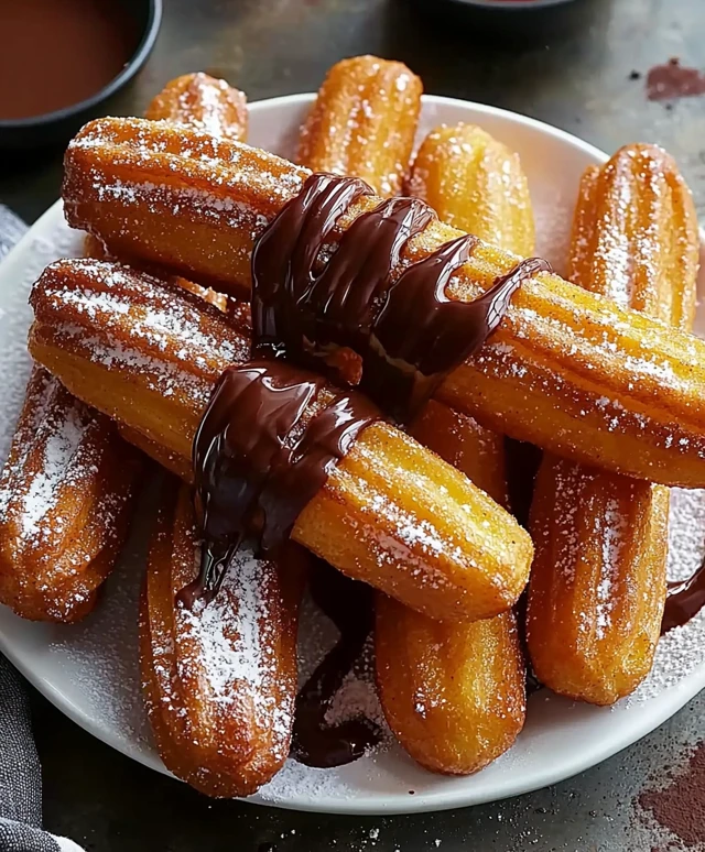 Churros au chocolat